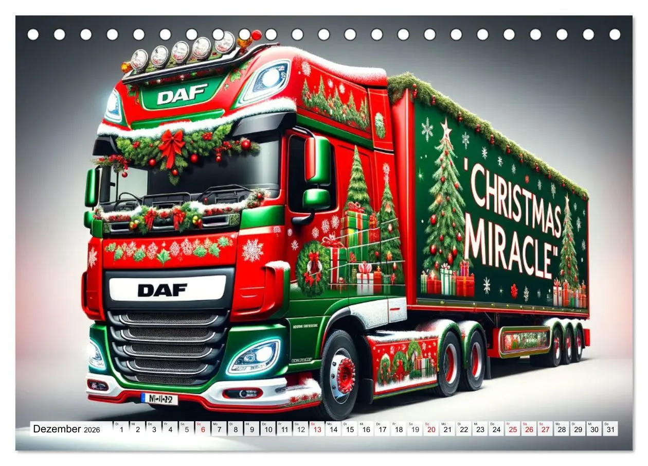 Bild: 9783457465370 | Faszination Truck: KI-Designs von Lack und Leistung (Tischkalender...