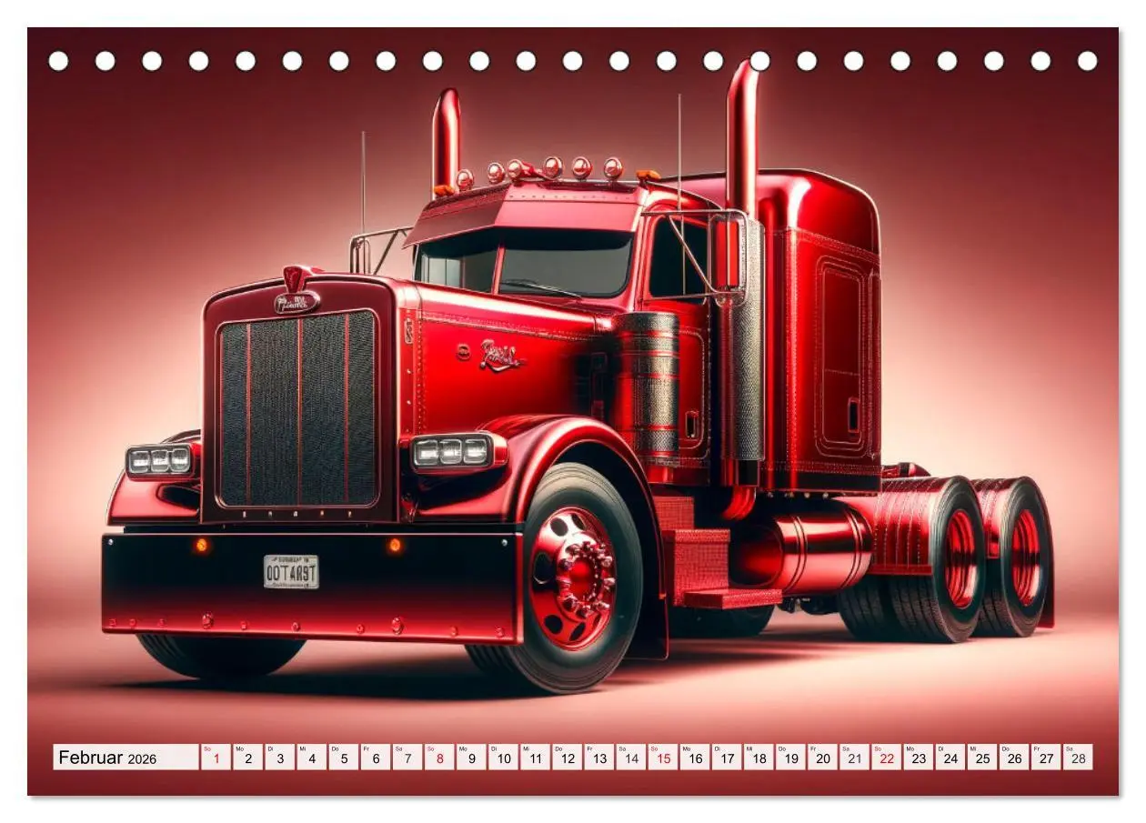 Bild: 9783457465370 | Faszination Truck: KI-Designs von Lack und Leistung (Tischkalender...