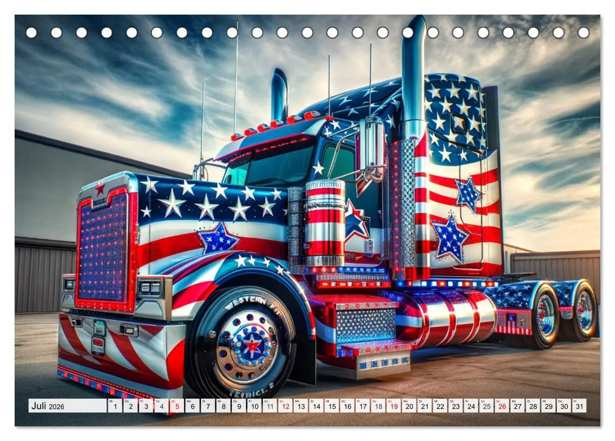 Bild: 9783457465370 | Faszination Truck: KI-Designs von Lack und Leistung (Tischkalender...