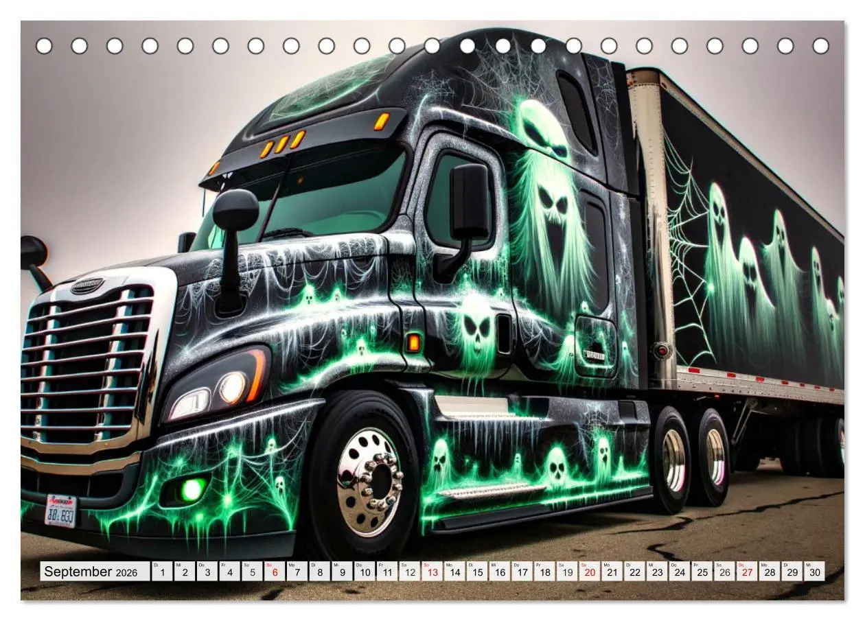 Bild: 9783457465370 | Faszination Truck: KI-Designs von Lack und Leistung (Tischkalender...