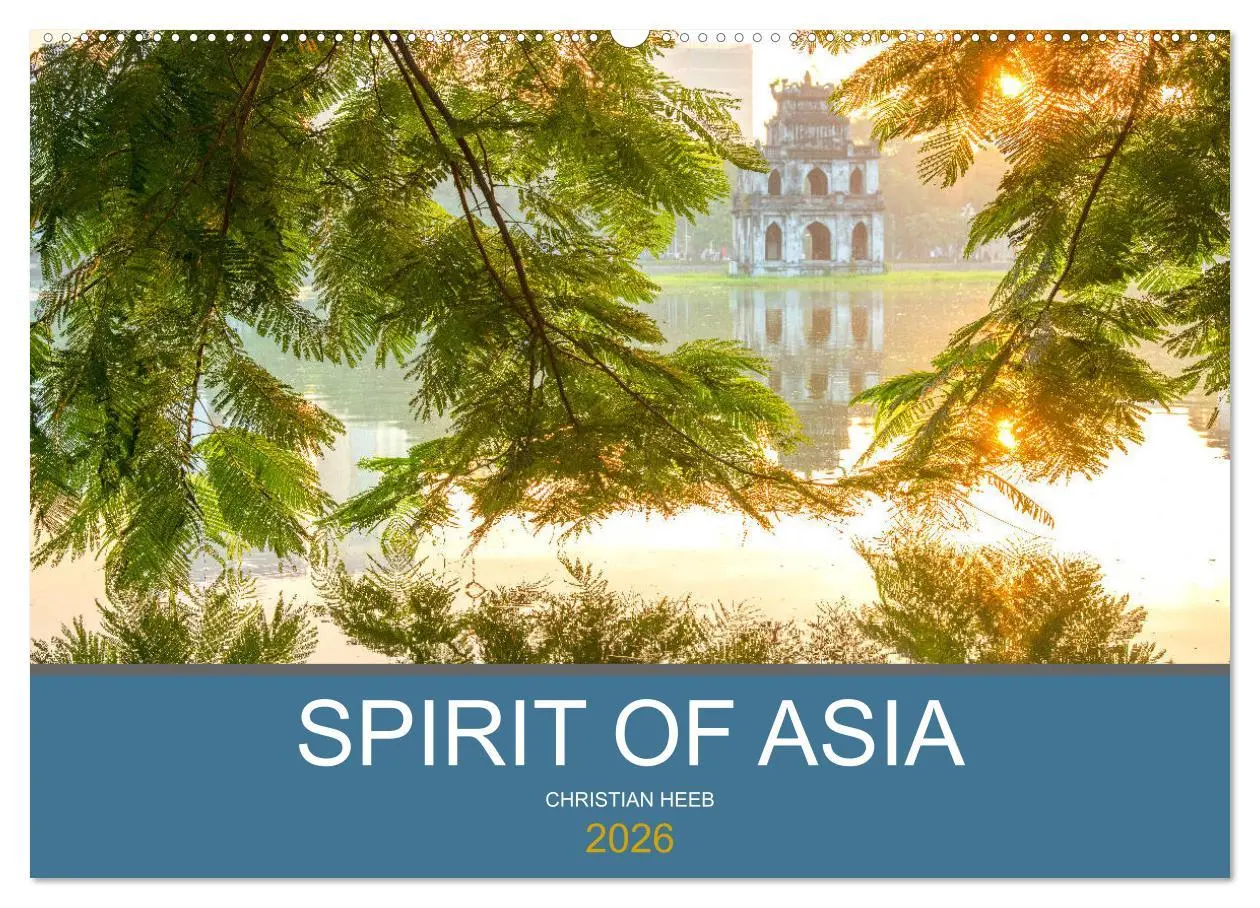 Cover: 9783457775370 | Spirit of Asia (Wandkalender 2026 DIN A2 quer), CALVENDO...
