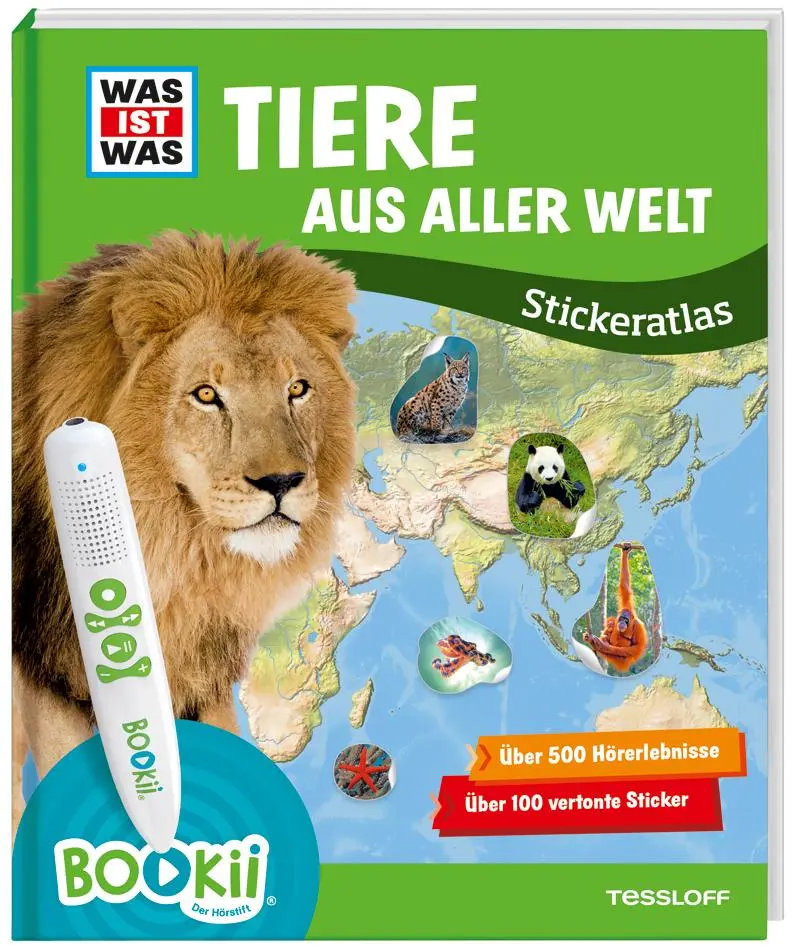 Cover: 9783788675370 | BOOKii® WAS IST WAS Stickeratlas Tiere aus aller Welt | Schmeling