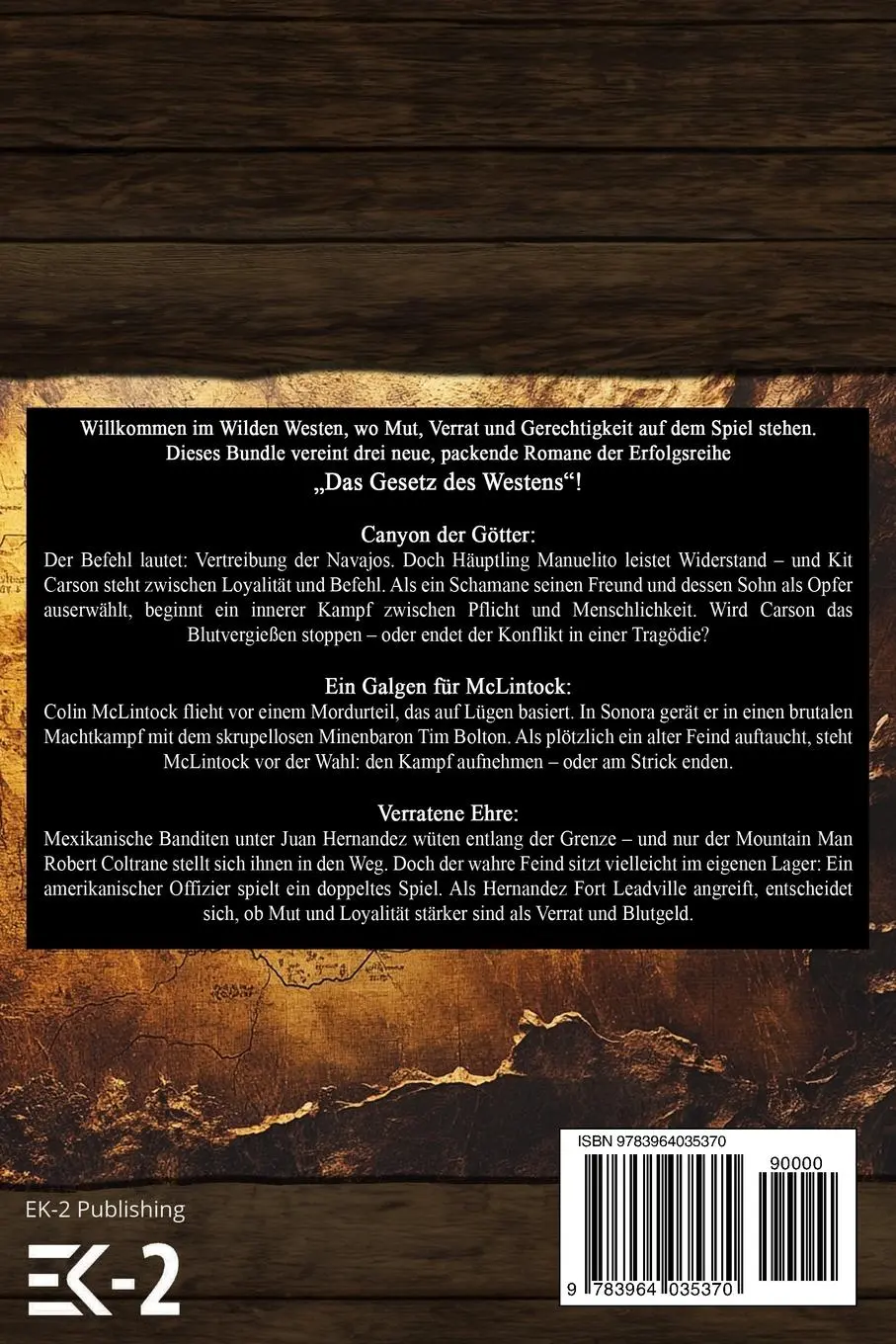 Rückseite: 9783964035370 | 3 Western in 1: Canyon der Götter | Alfred Wallon | Taschenbuch | 2025
