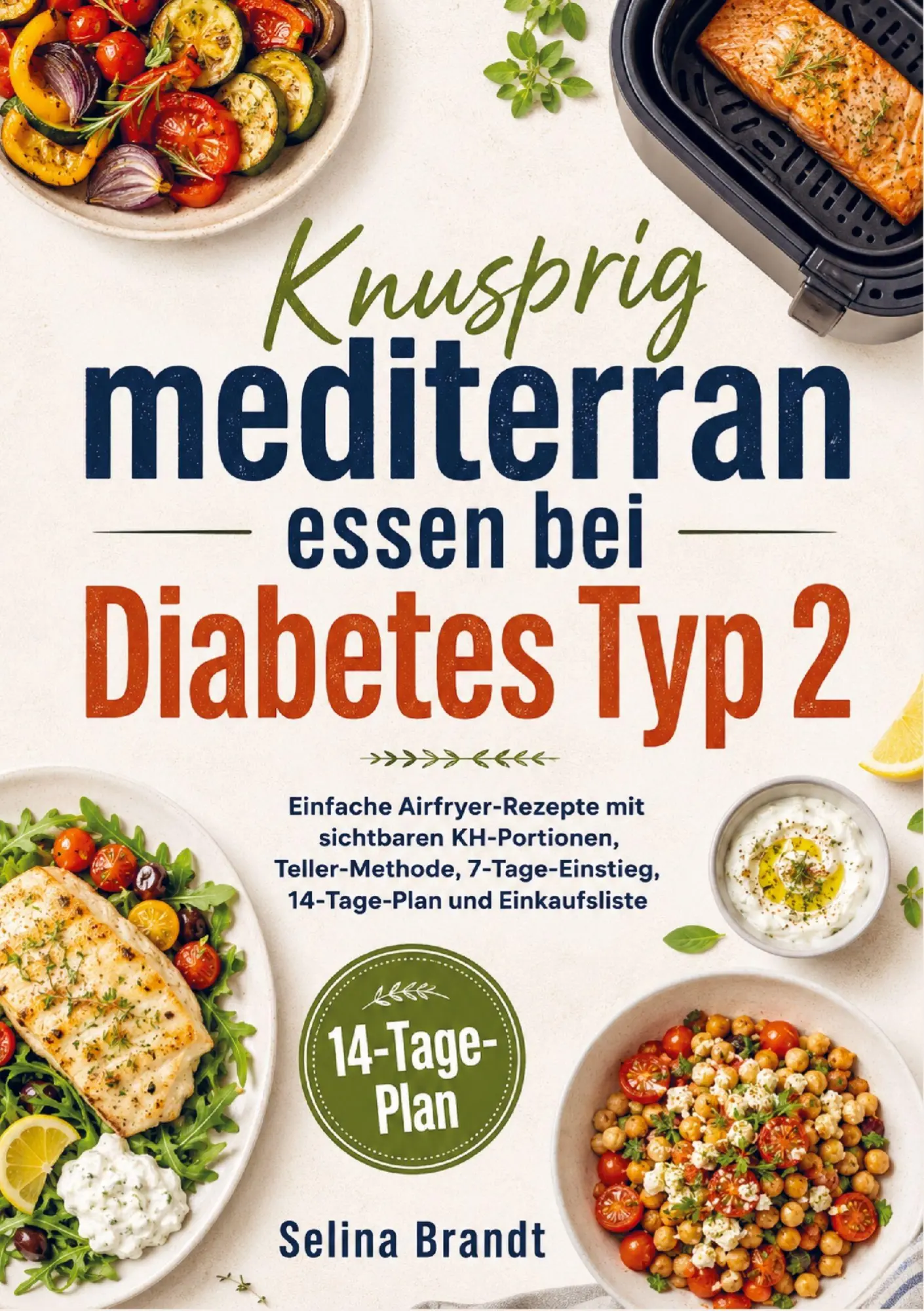 Cover: 9789403855370 | Knusprig mediterran essen bei Diabetes Typ 2 | Selina Brandt | Buch