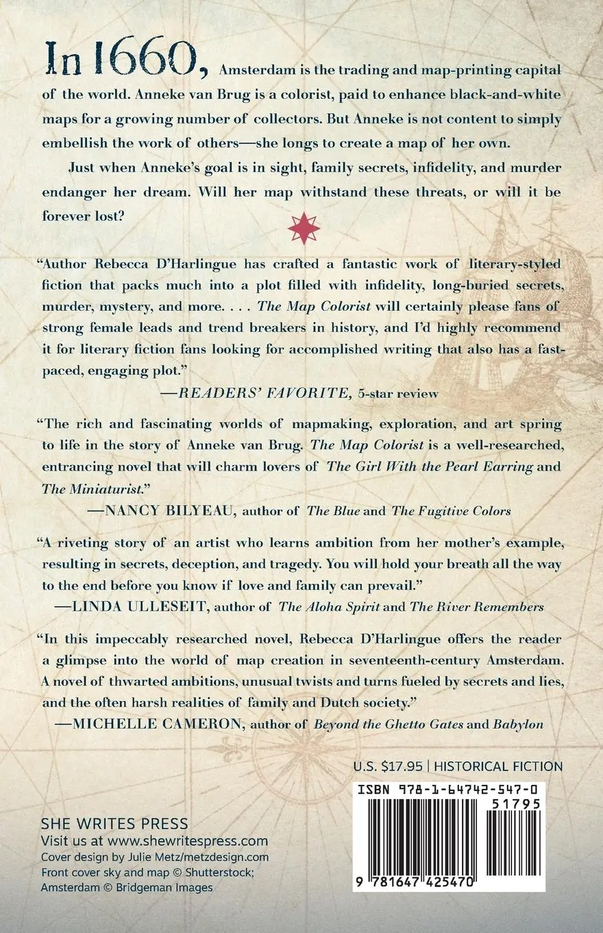 Rückseite: 9781647425470 | The Map Colorist | A Novel | Rebecca D'Harlingue | Taschenbuch | 2023