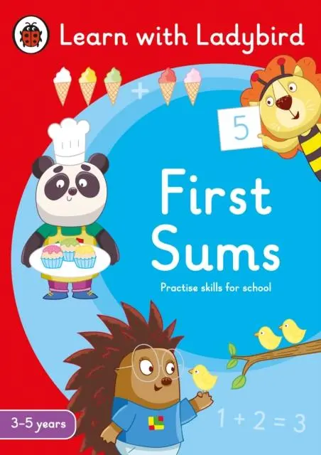 Cover: 9780241515570 | First Sums: A Learn with Ladybird Activity Book 3-5 years | Ladybird