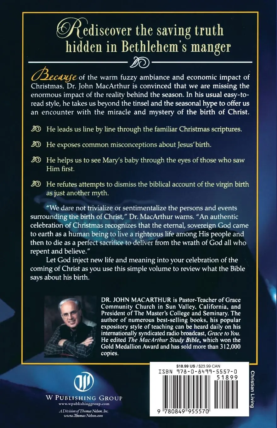 Rückseite: 9780849955570 | A God in the Manger | John F. Jr. MacArthur | Taschenbuch | Englisch