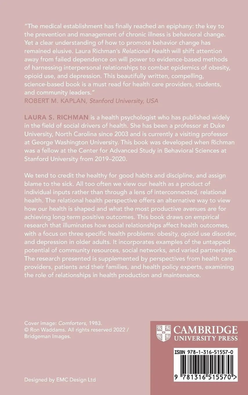 Rückseite: 9781316515570 | Relational Health | Laura S Richman | Buch | Englisch | 2023