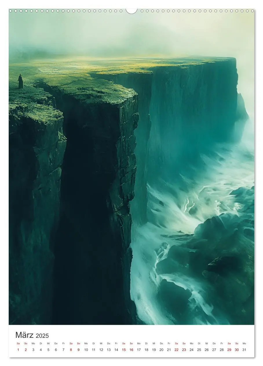 Bild: 9783457205570 | Midgard - Mythische Landschaften des Nordens (Wandkalender 2025 DIN...