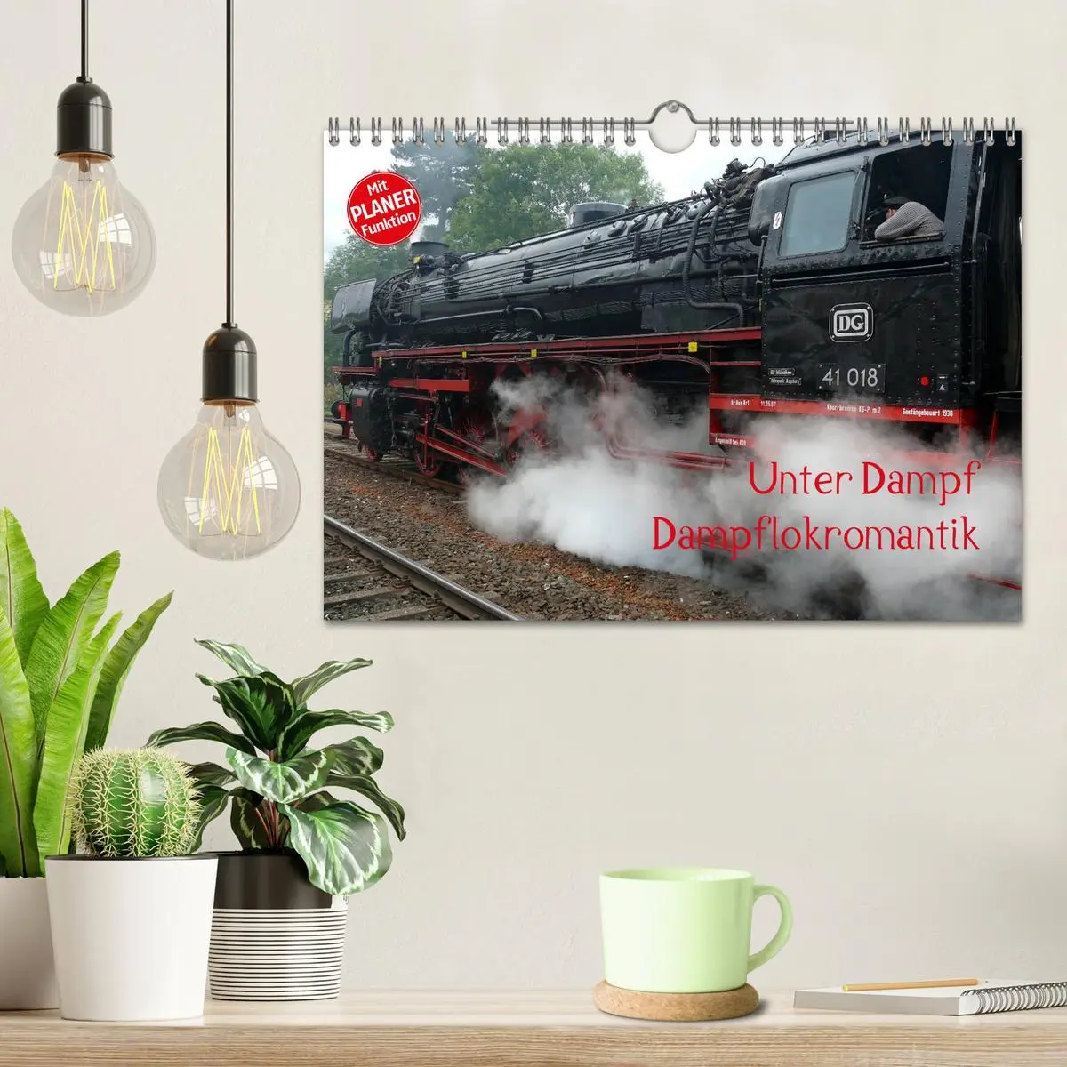 Bild: 9783457995570 | Unter Dampf - Dampflokromantik (Wandkalender 2026 DIN A4 quer),...