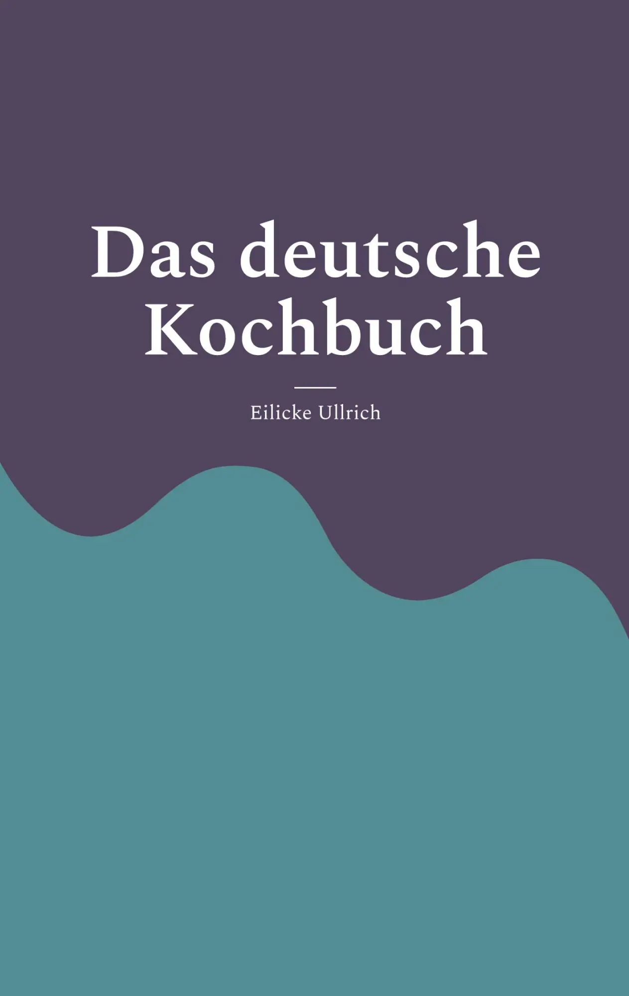 Cover: 9783759705570 | Das deutsche Kochbuch | Eilicke Ullrich | Taschenbuch | 74 S. | 2024