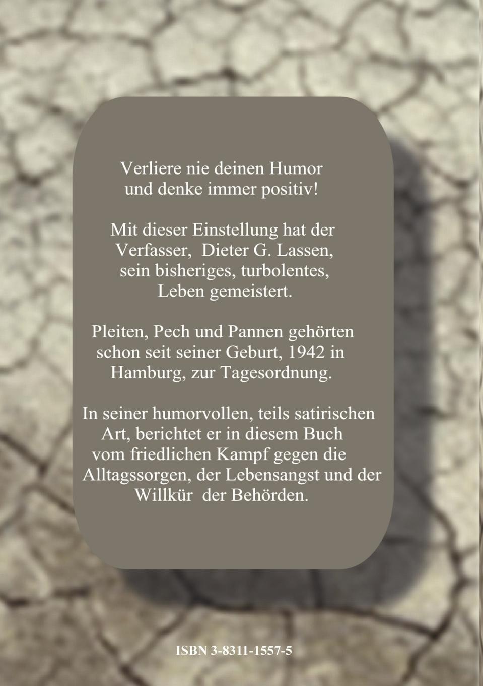 Rückseite: 9783831115570 | Das Leben ... Ein K/r/ampf | Dieter G. Lassen | Taschenbuch | 216 S.