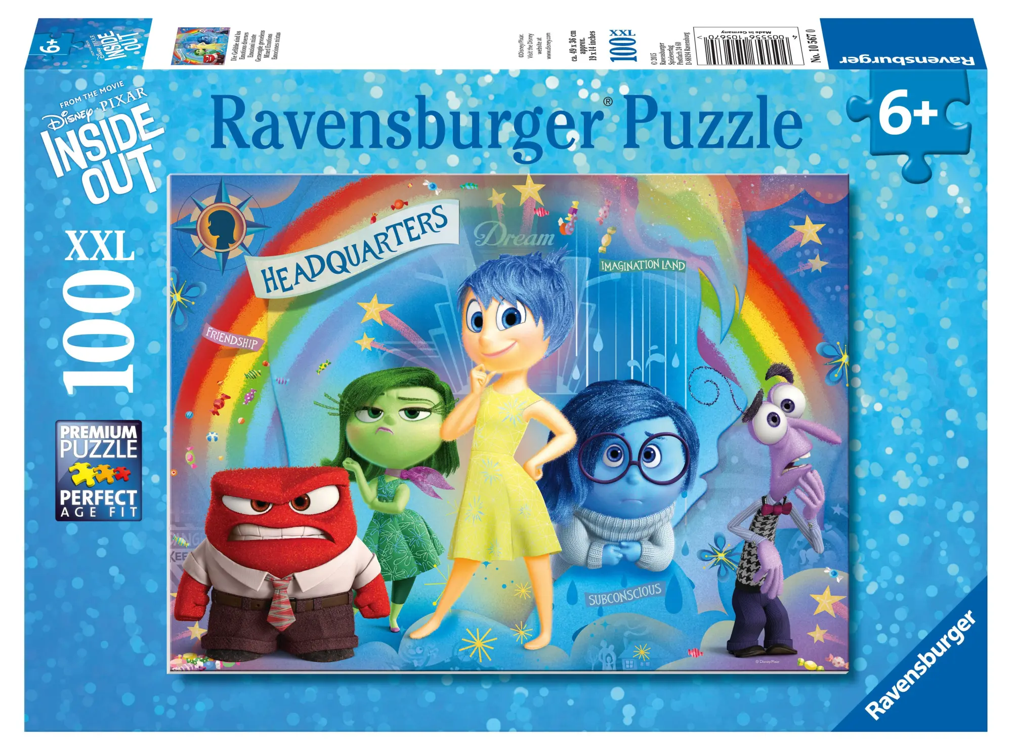 Cover: 4005556105670 | Kinderpuzzle 100 XXL Teile - Disney / Pixar Alles steht Kopf -...