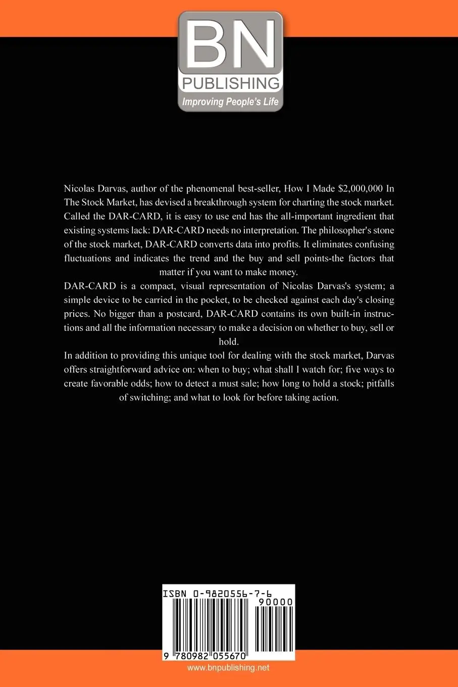 Rückseite: 9780982055670 | You Can Still Make It In The Market by Nicolas Darvas (the author...