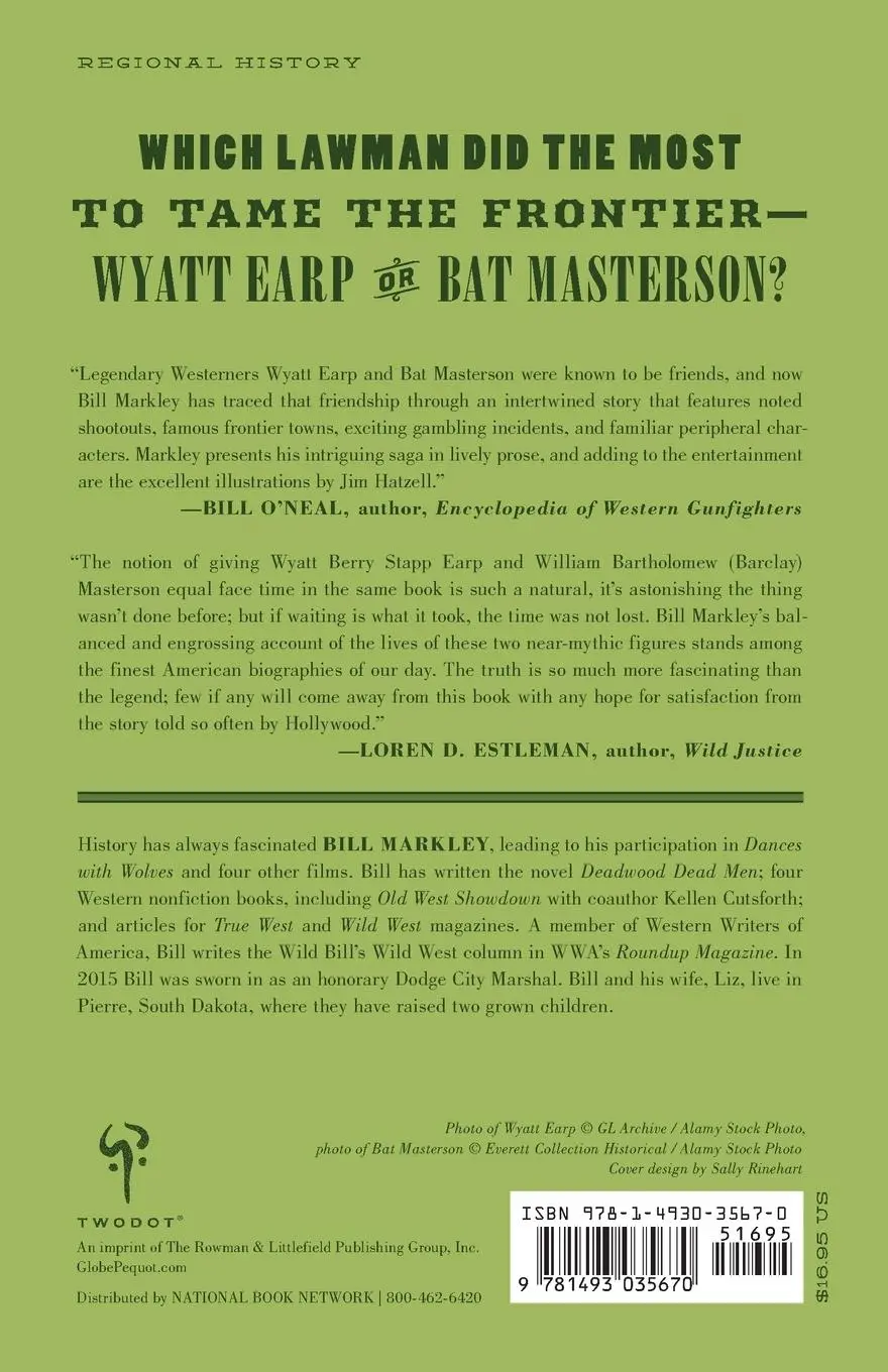 Rückseite: 9781493035670 | Wyatt Earp and Bat Masterson | Lawmen of the Legendary West | Markley