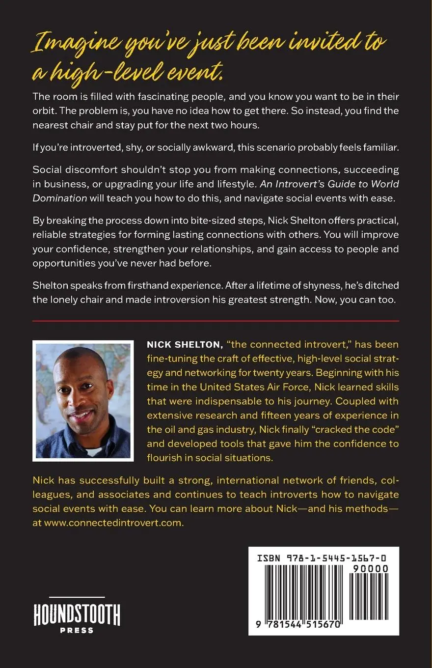 Rückseite: 9781544515670 | An Introvert's Guide to World Domination | Nick Shelton | Taschenbuch