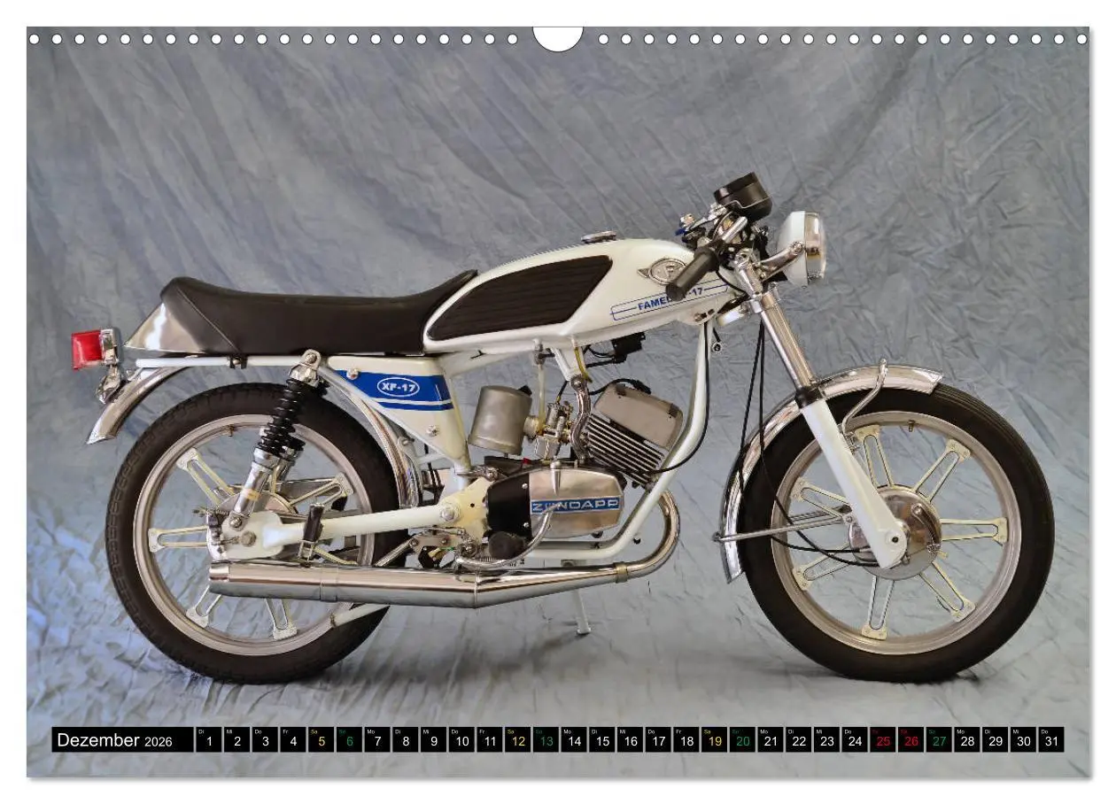 Bild: 9783457675670 | Mein Moped Kalender (Wandkalender 2026 DIN A3 quer), CALVENDO...