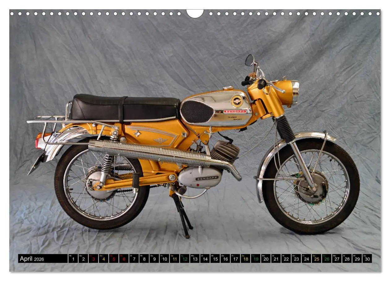 Bild: 9783457675670 | Mein Moped Kalender (Wandkalender 2026 DIN A3 quer), CALVENDO...