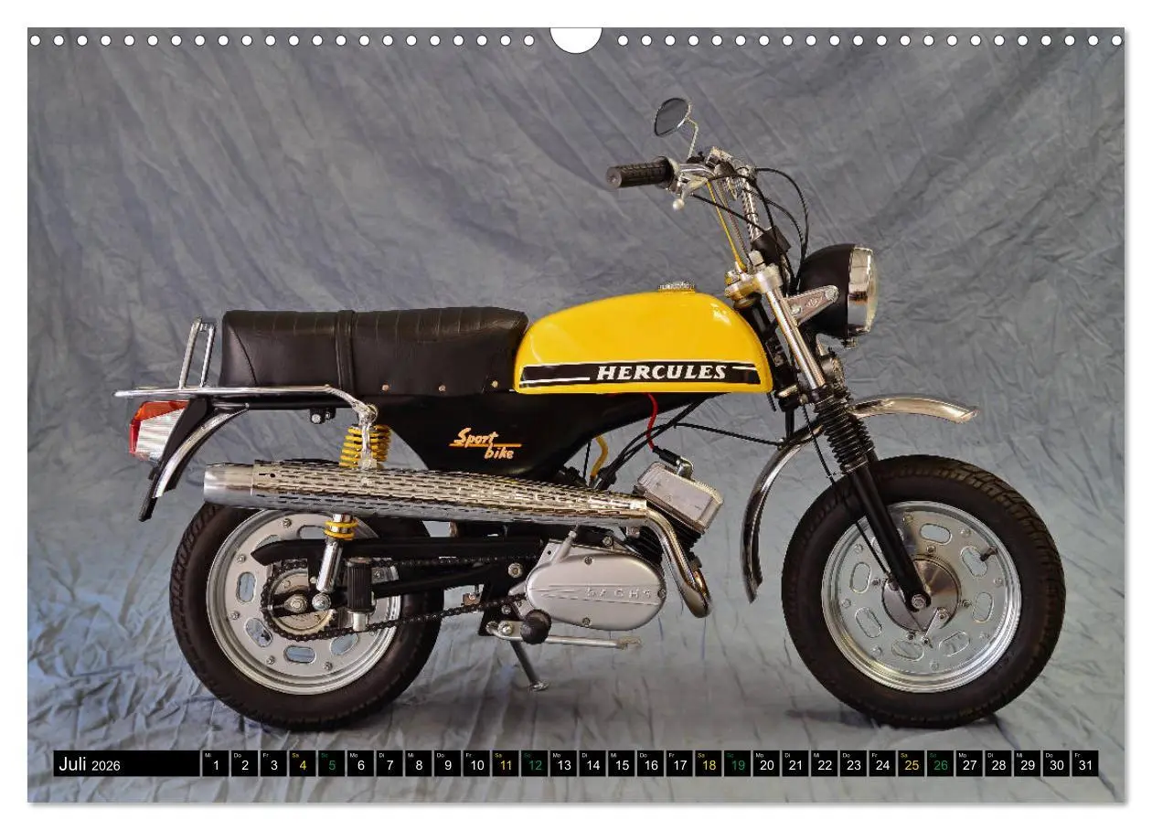 Bild: 9783457675670 | Mein Moped Kalender (Wandkalender 2026 DIN A3 quer), CALVENDO...