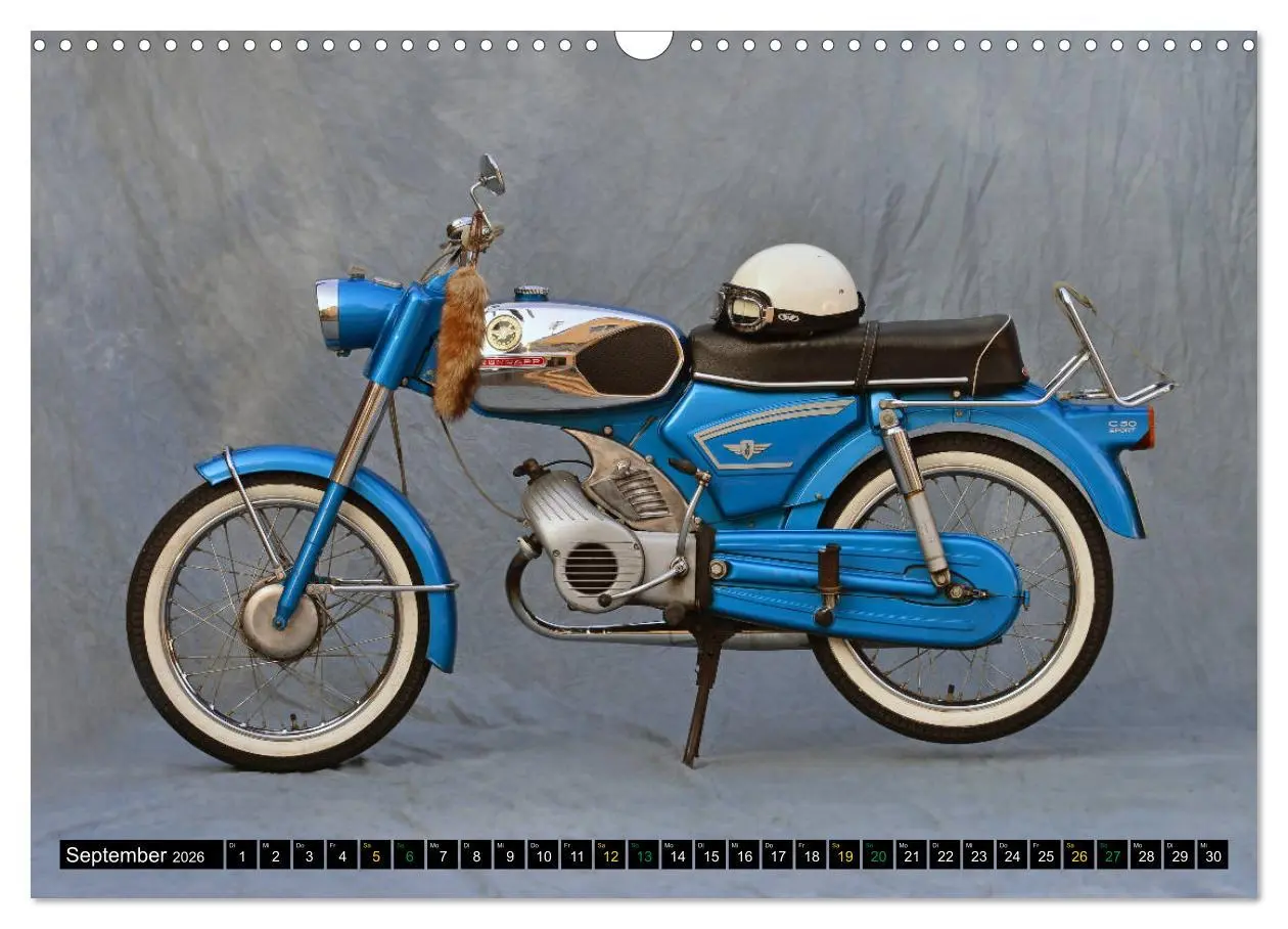 Bild: 9783457675670 | Mein Moped Kalender (Wandkalender 2026 DIN A3 quer), CALVENDO...