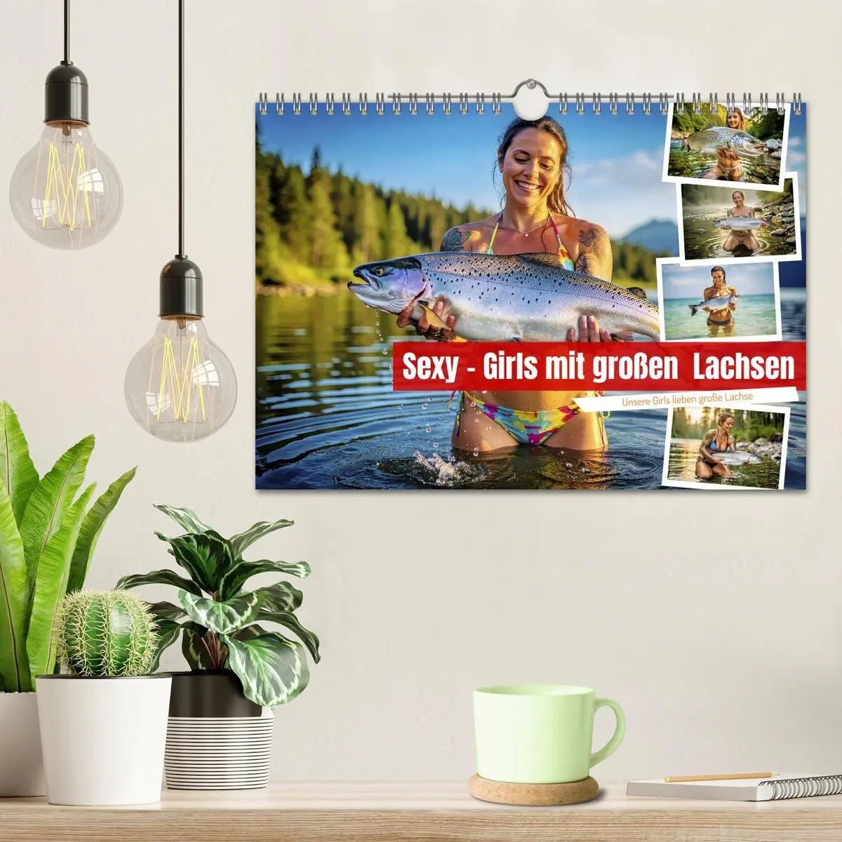 Bild: 9783516765670 | Sexy - Girls mit großen Lachsen (Wandkalender 2027 DIN A4 quer),...