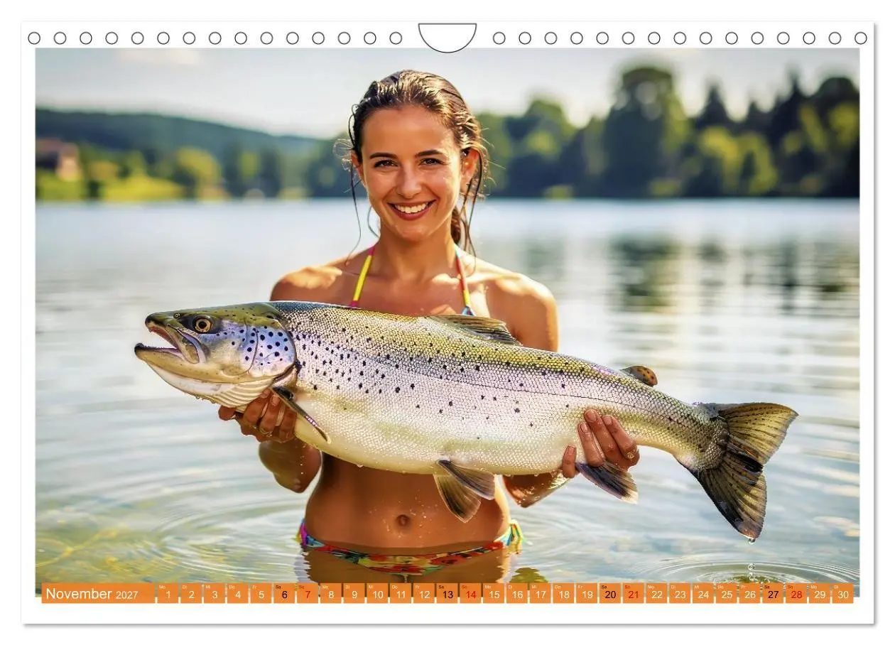 Bild: 9783516765670 | Sexy - Girls mit großen Lachsen (Wandkalender 2027 DIN A4 quer),...