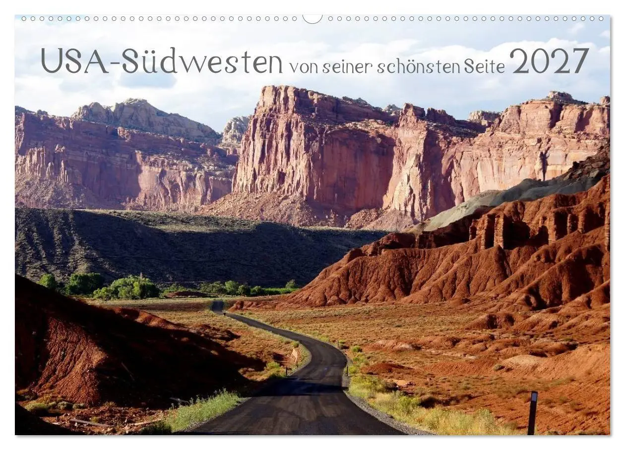 Cover: 9783594125670 | USA-Südwesten von seiner schönsten Seite 2027 (Wandkalender 2027...