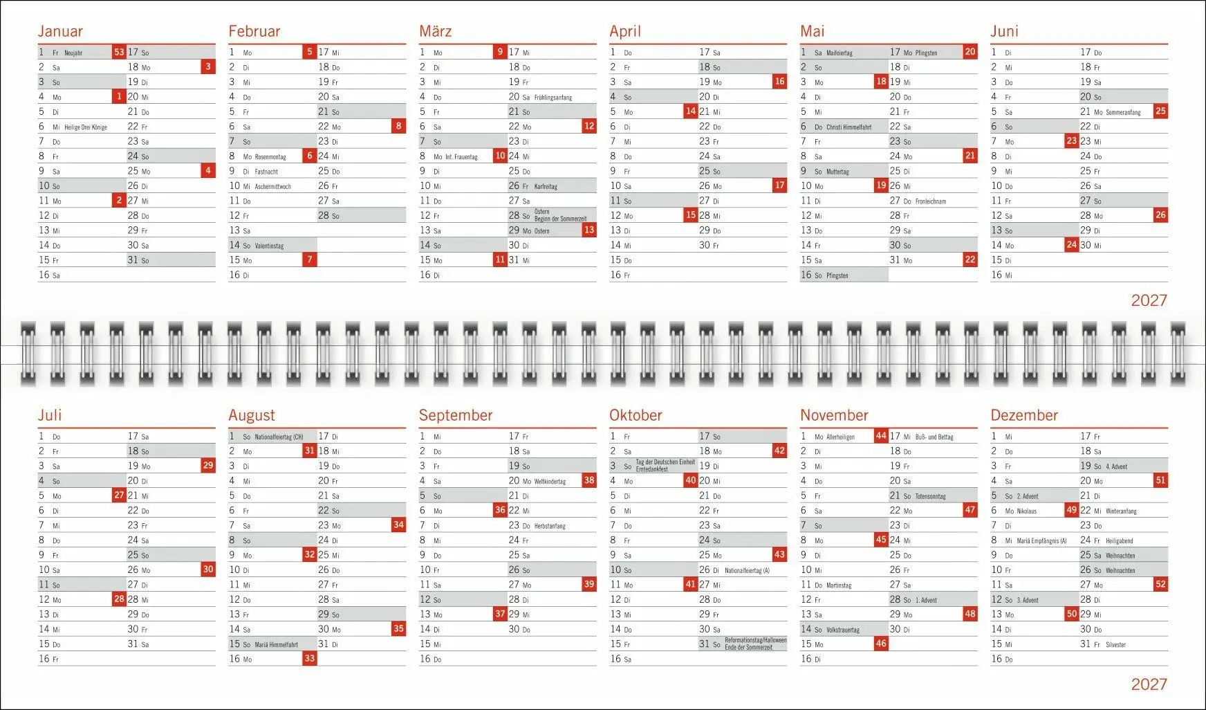 Bild: 9783756415670 | Helme Heine: Wochenquerplaner 2027 | Helme Heine | Kalender | 112 S.