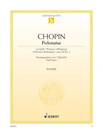 Cover: 9790001085670 | Polonaise Cis Opus 26/1 | Frédéric Chopin | Buch | Schott Music