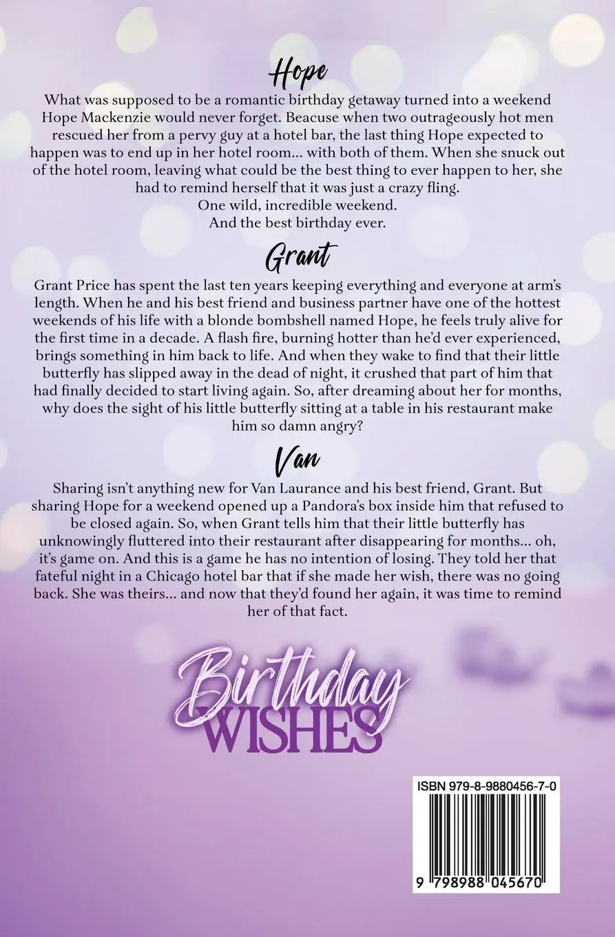 Rückseite: 9798988045670 | Birthday Wishes | Danielle Baker | Taschenbuch | Englisch | 2024