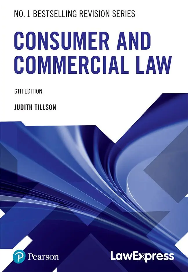 Cover: 9781292295770 | Law Express: Consumer and Commercial Law | Judith Tillson | Buch