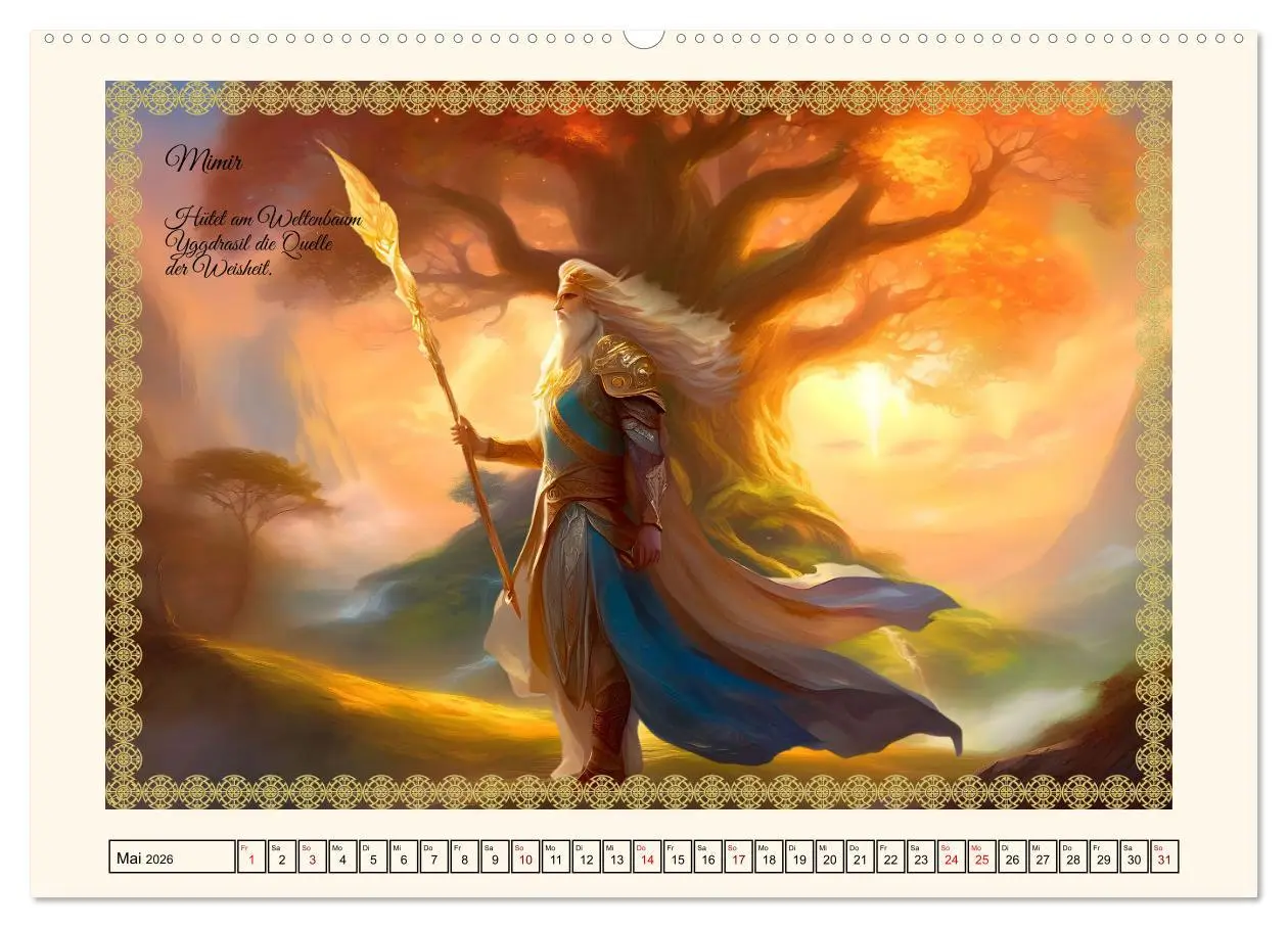 Bild: 9783457285770 | Nordische Mythen (hochwertiger Premium Wandkalender 2026 DIN A2...