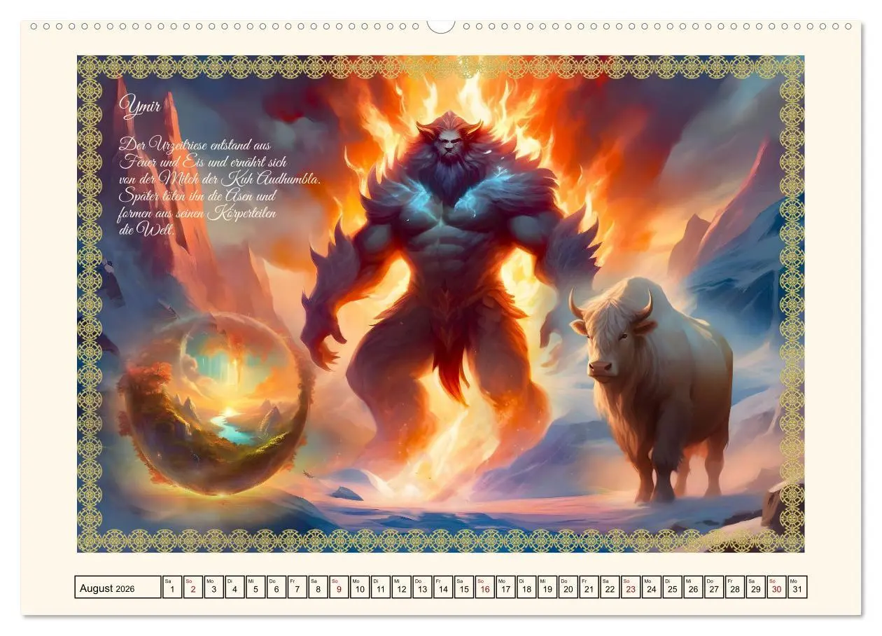 Bild: 9783457285770 | Nordische Mythen (hochwertiger Premium Wandkalender 2026 DIN A2...