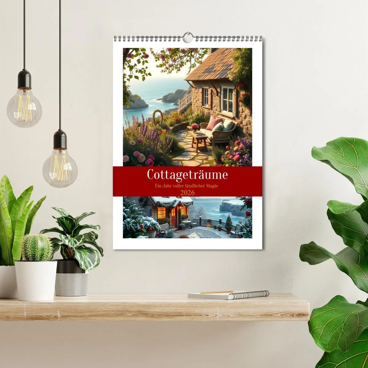 Bild: 9783457805770 | Cottageträume - Ein Jahr voller ländlicher Magie (Wandkalender 2026...