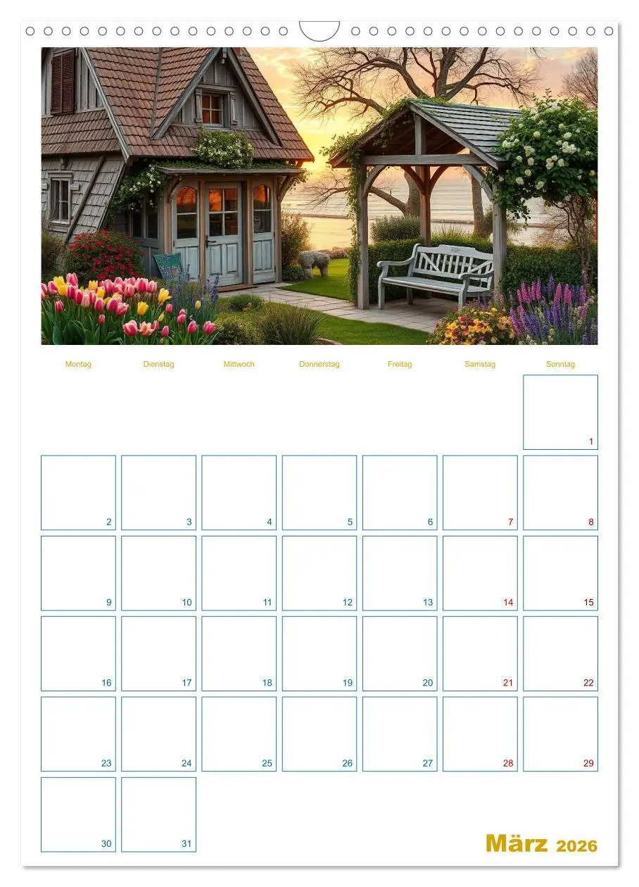 Bild: 9783457805770 | Cottageträume - Ein Jahr voller ländlicher Magie (Wandkalender 2026...