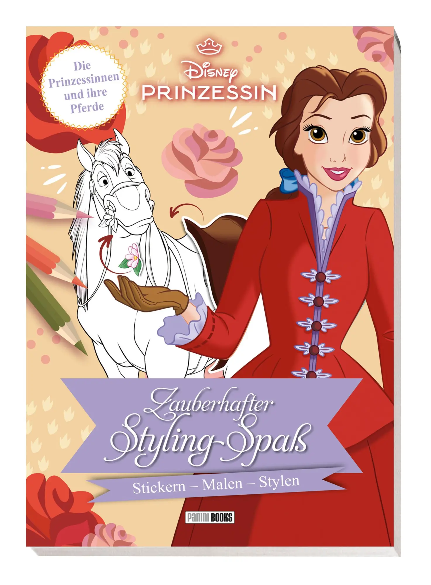 Cover: 9783833245770 | Disney Prinzessin: Zauberhafter Styling-Spaß - Stickern - Malen -...