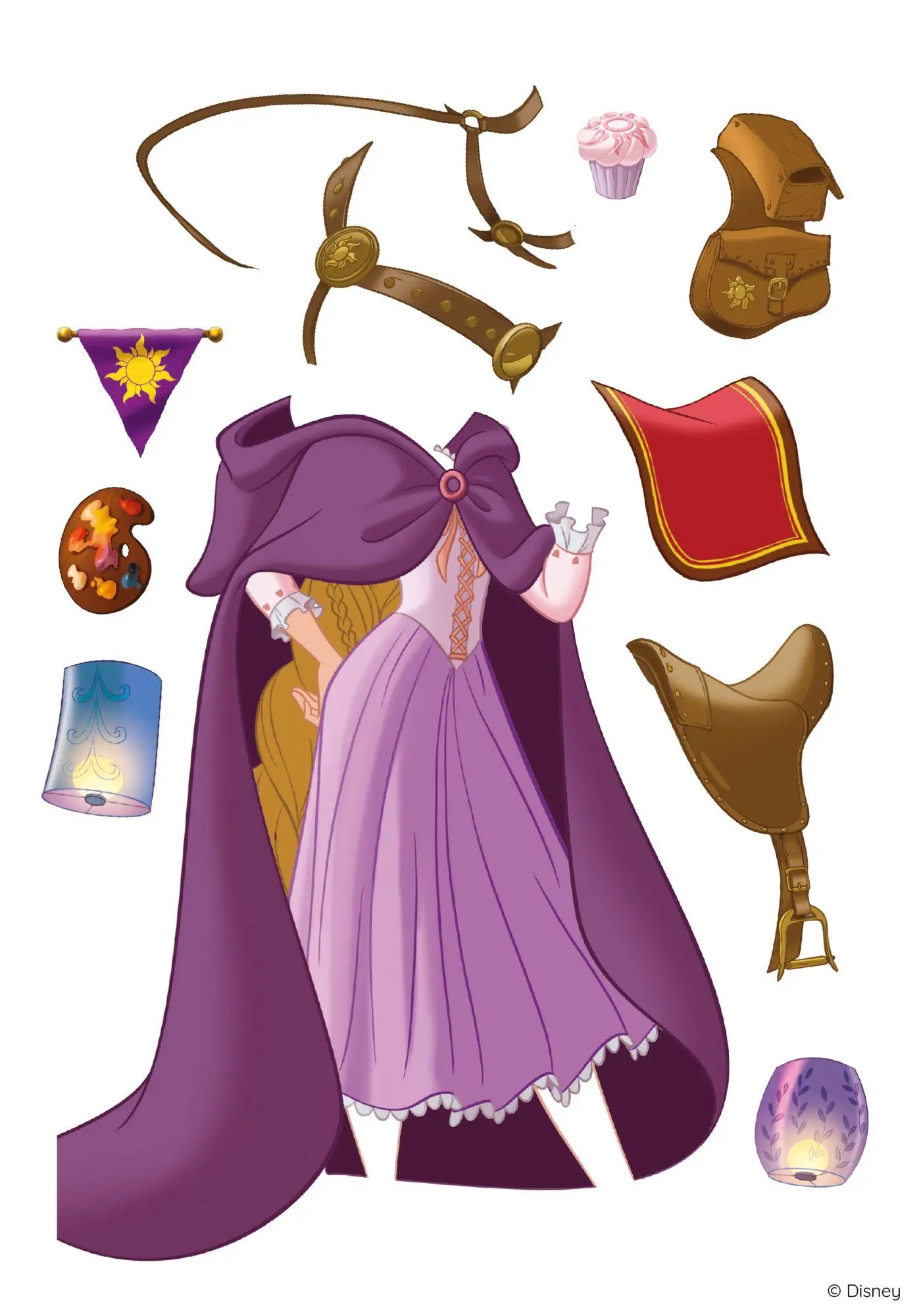 Bild: 9783833245770 | Disney Prinzessin: Zauberhafter Styling-Spaß - Stickern - Malen -...