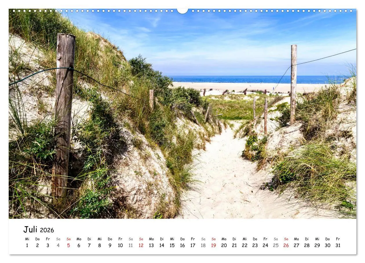 Bild: 9783457965870 | Borkum, bezaubernde Nordseeinsel (Wandkalender 2026 DIN A2 quer),...