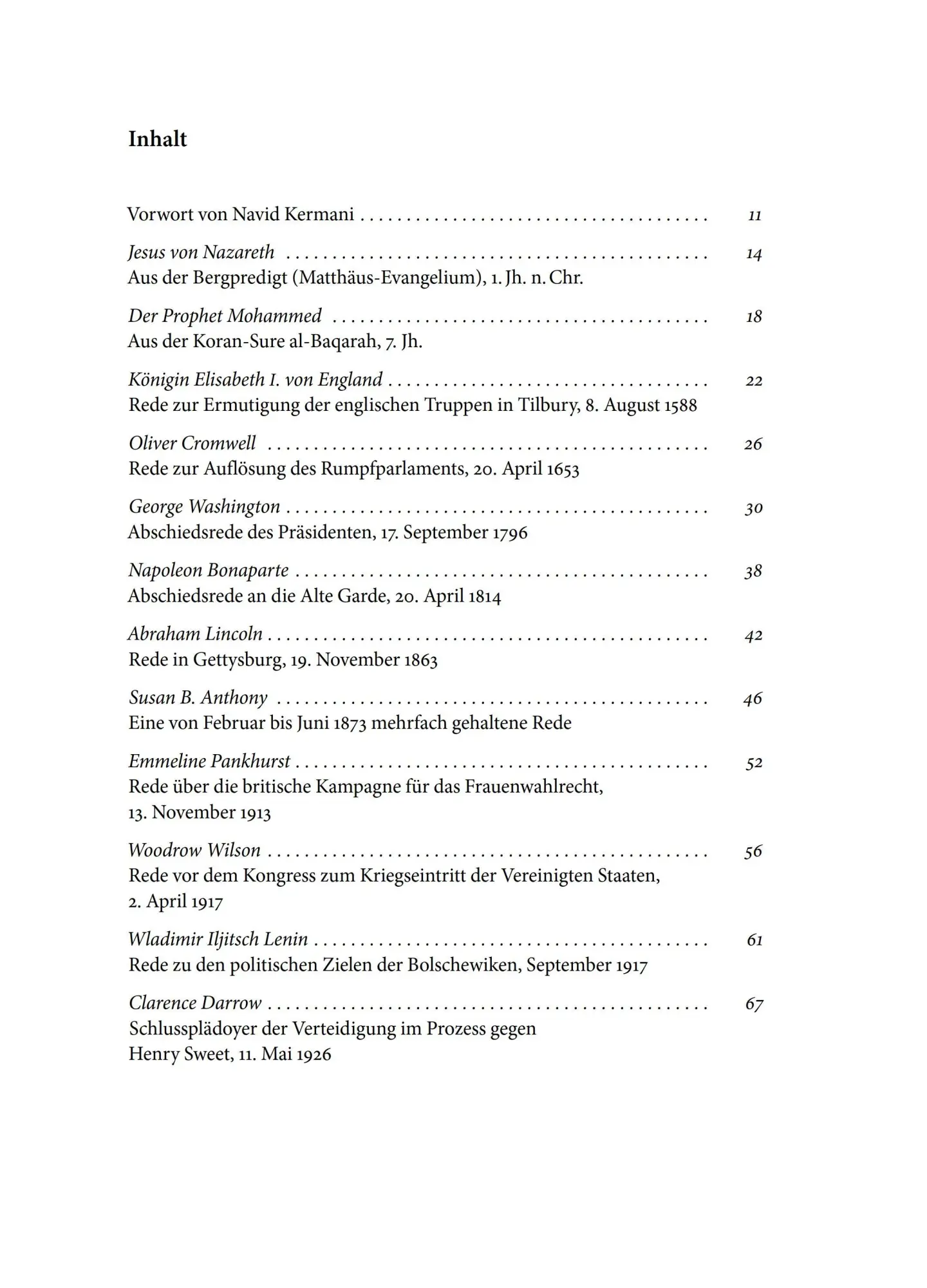 Bild: 9783458645870 | Reden, die unsere Welt veränderten | Buch | 367 S. | Deutsch | 2026