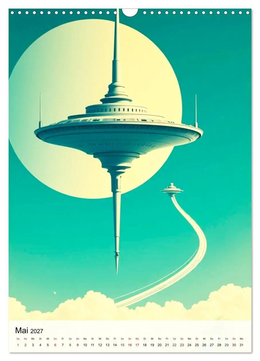 Bild: 9783516815870 | Retro Sci-Fi - Aufbruch zu neuen Grenzen (Wandkalender 2027 DIN A3...