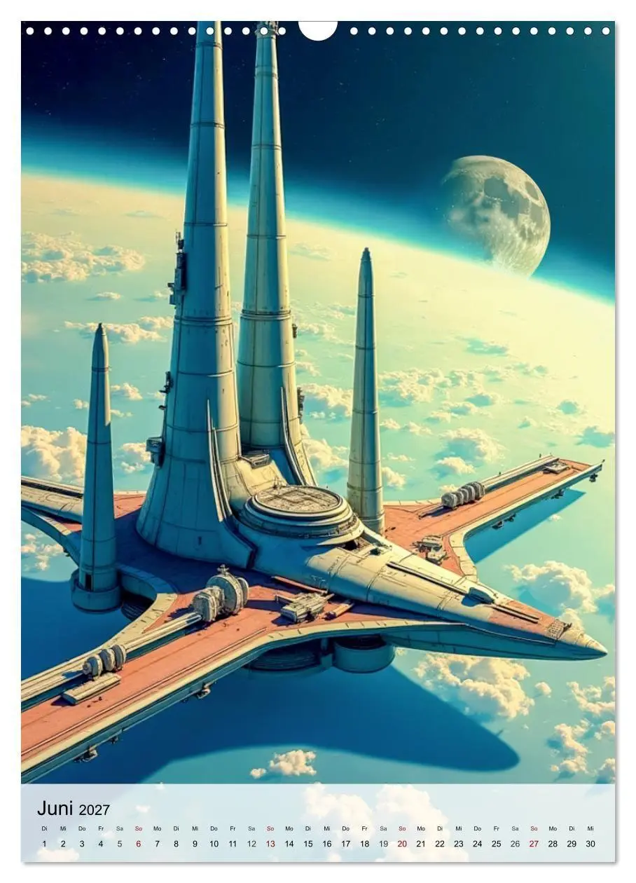 Bild: 9783516815870 | Retro Sci-Fi - Aufbruch zu neuen Grenzen (Wandkalender 2027 DIN A3...