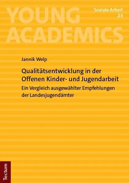 Cover: 9783689005870 | Qualitätsentwicklung in der Offenen Kinder- und Jugendarbeit | Welp
