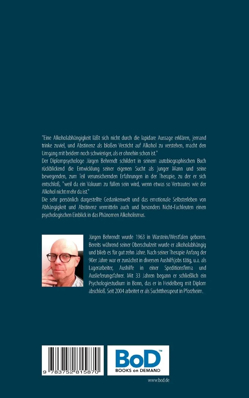 Rückseite: 9783752815870 | Pfadfinder | Mehr als eine Suchtgeschichte | Jürgen Behrendt | Buch