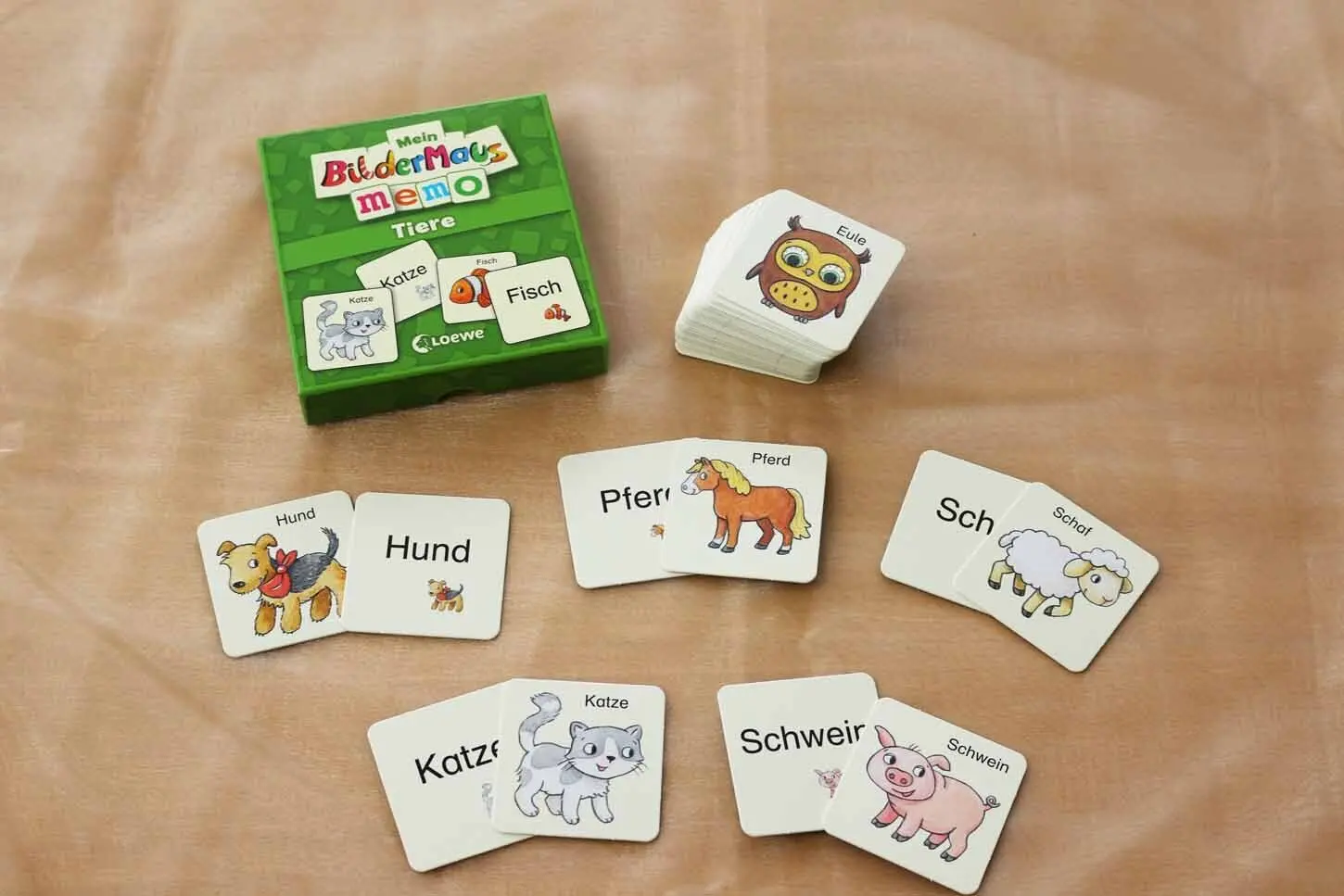 Bild: 9783785585870 | Mein Bildermaus-Memo - Tiere (Kinderspiel) | Elke Broska | Spiel