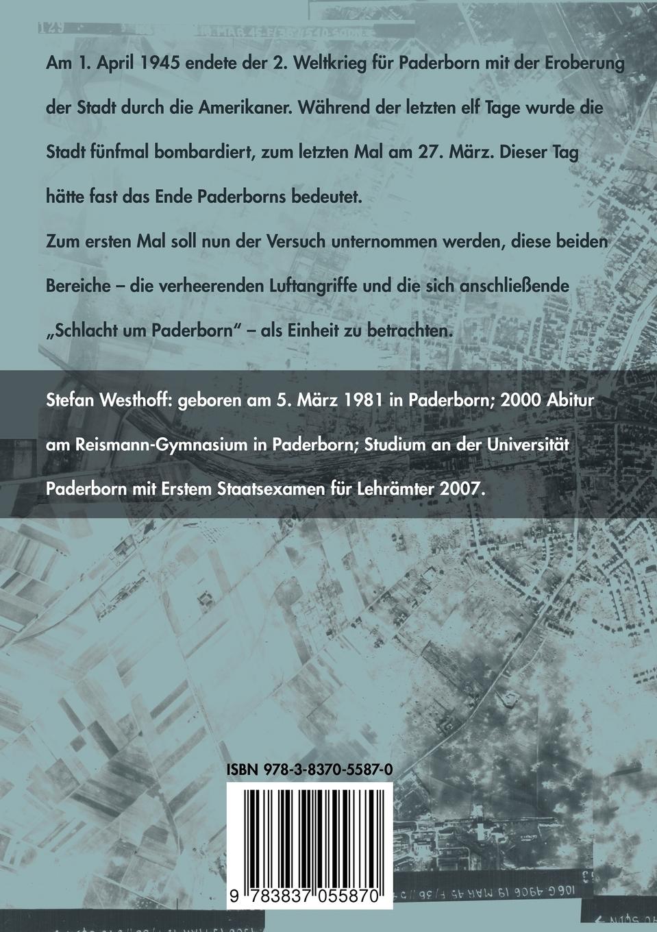 Rückseite: 9783837055870 | Das Kriegsende in Paderborn | Stefan Westhoff | Taschenbuch | 84 S.