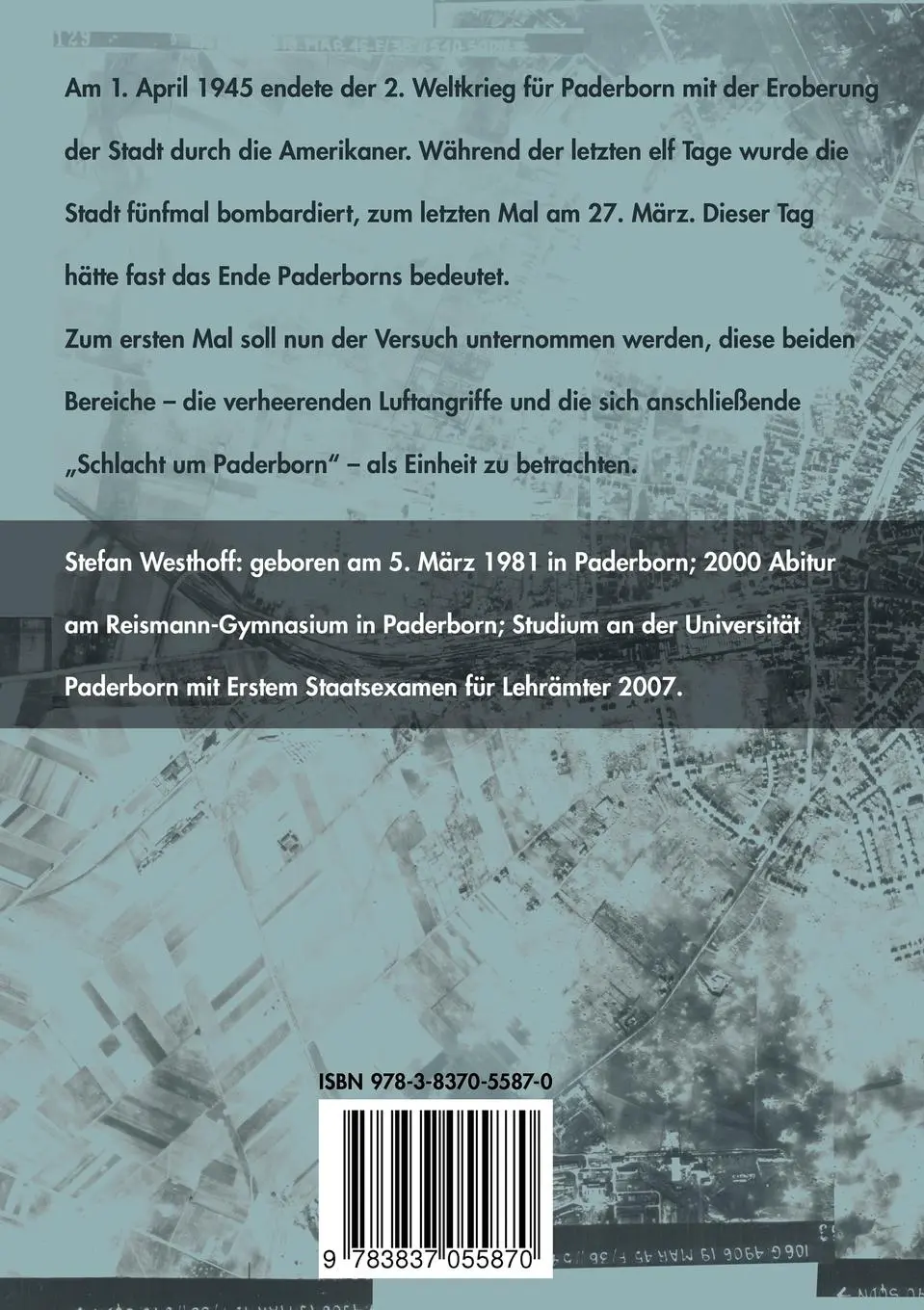 Rückseite: 9783837055870 | Das Kriegsende in Paderborn | Stefan Westhoff | Taschenbuch | 84 S.
