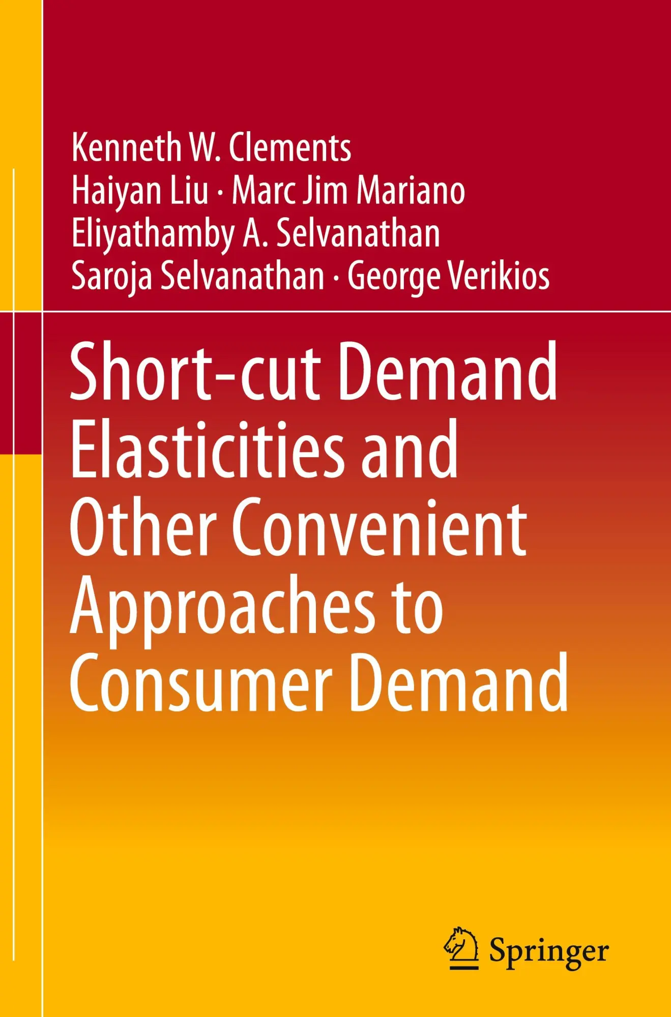 Cover: 9789819635870 | Short-cut Demand Elasticities and Other Convenient Approaches to...