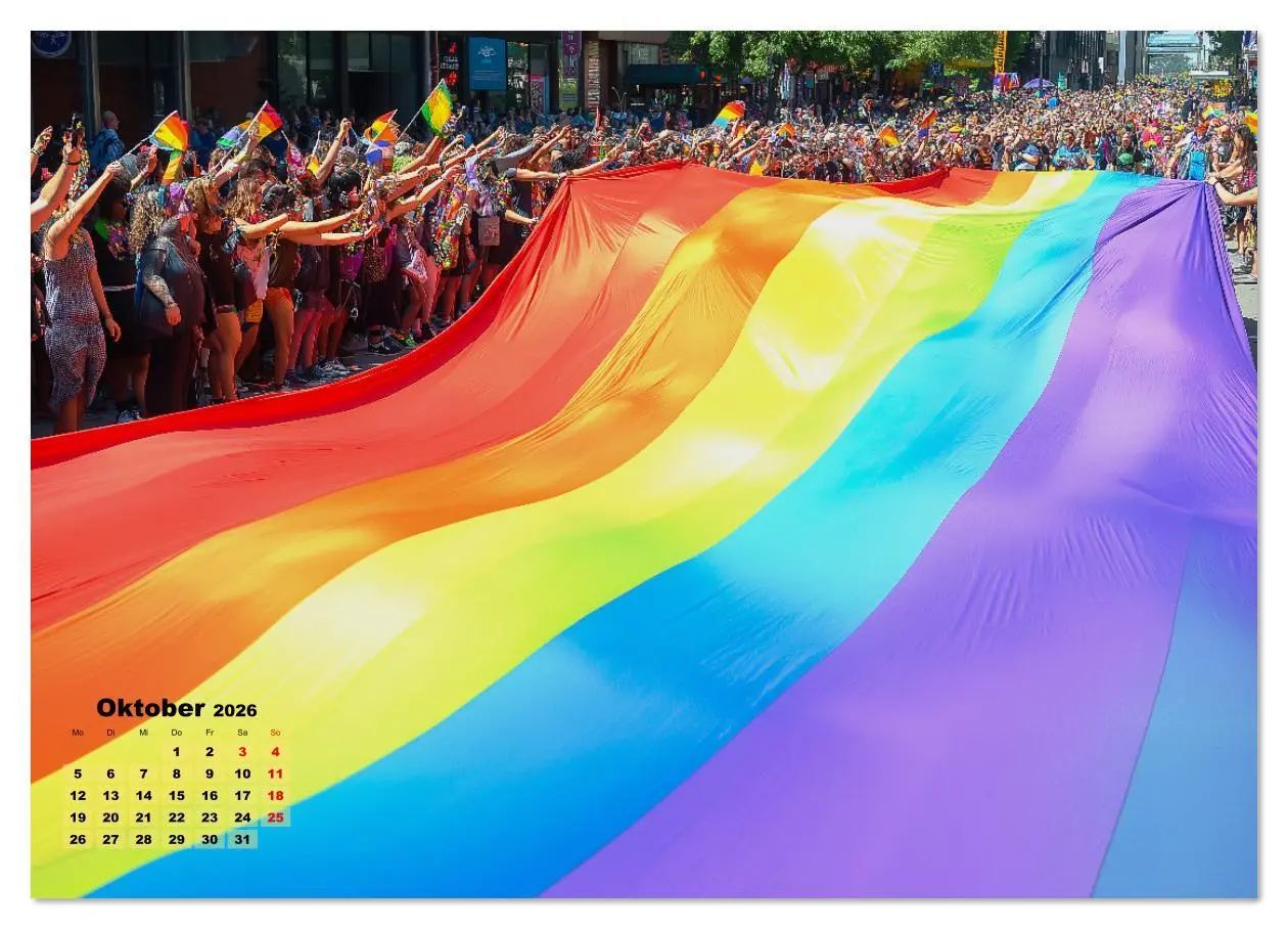 Bild: 9783457335970 | LGBTQ Pride - Regenbogenzeit, der Kalender für Vielfalt und Liebe...