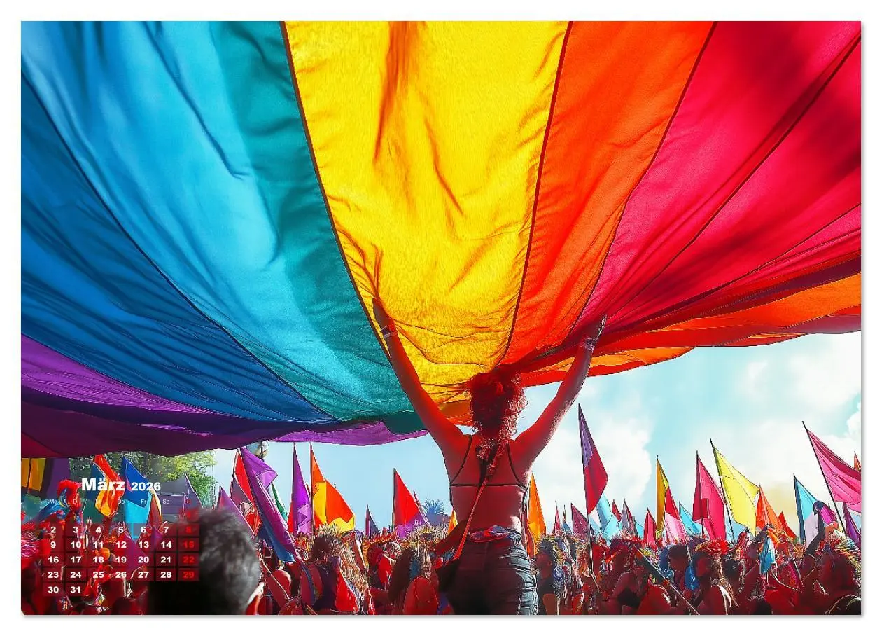 Bild: 9783457335970 | LGBTQ Pride - Regenbogenzeit, der Kalender für Vielfalt und Liebe...