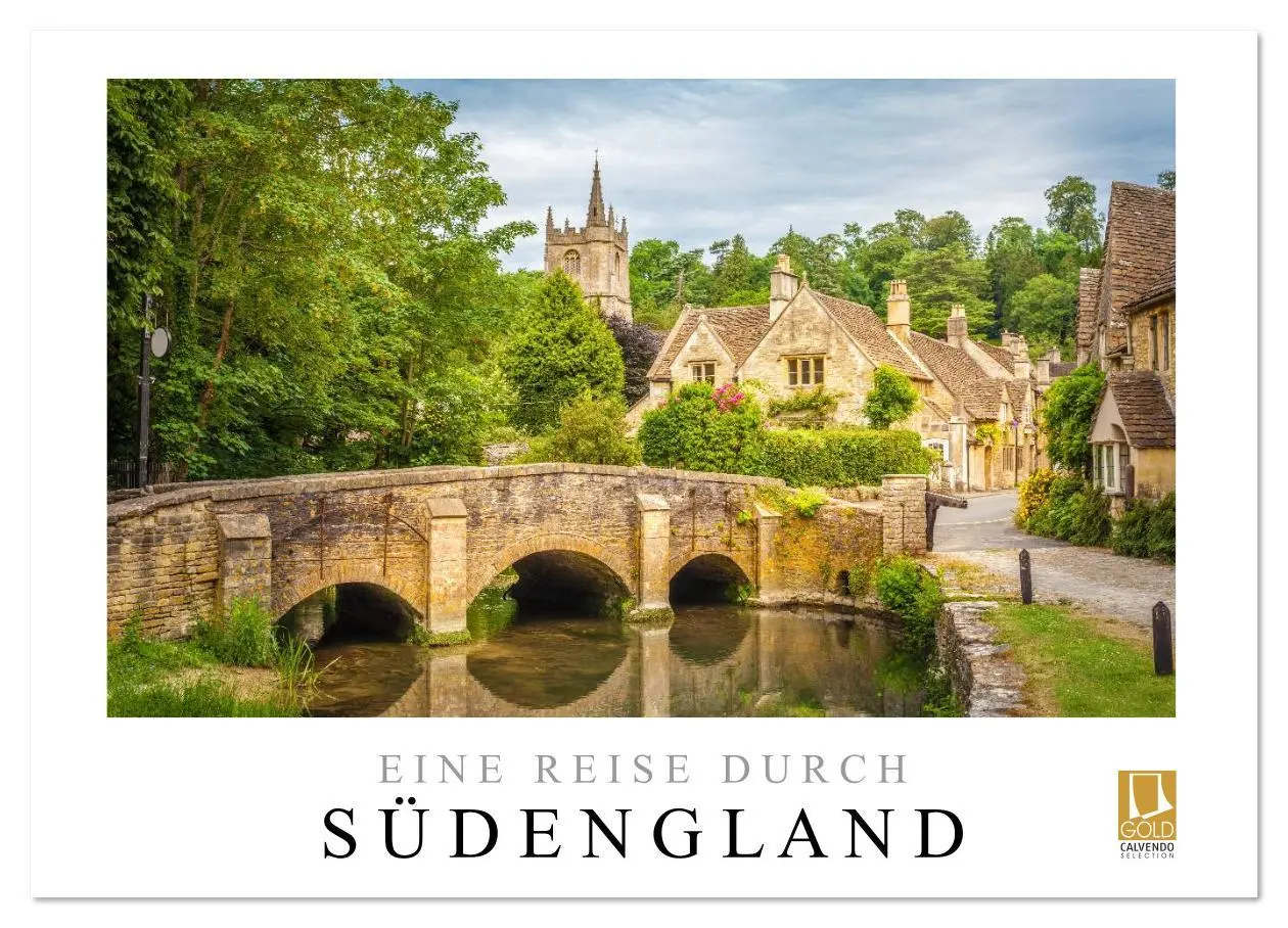 Cover: 9783516115970 | Eine Reise durch Südengland (Wandkalender 2026 DIN A2 quer),...